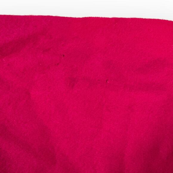 Vintage Talbots 100% Cashmere Red Oversized Scarf - Picture 10 of 10